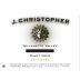 J. Christopher Willamette Valley Pinot Noir 2010 Front Label