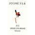 Josmeyer Riesling Grand Cru Brand 2012 Front Label