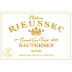 Chateau Rieussec Sauternes 2008 Front Label