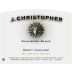 J. Christopher Oregon Croft Vineyard Sauvignon Blanc 2015 Front Label