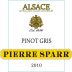 Pierre Sparr Pinot Gris 2010 Front Label