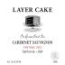 Layer Cake Cabernet Sauvignon 2012 Front Label