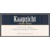Kaapzicht Estate Red 2010 Front Label