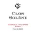 Clos Solene Hommage a nos Pairs Reserve 2014 Front Label