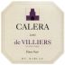 Calera de Villiers Vineyard Pinot Noir 2011 Front Label