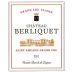 Chateau Berliquet 2011 Front Label
