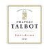 Chateau Talbot 2011 Front Label
