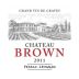 Chateau Brown 2011 Front Label