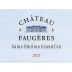 Chateau Faugeres 2011 Front Label
