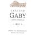Chateau du Gaby 2011 Front Label