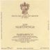 Marchesi di Gresy Barbaresco Martinenga 2009 Front Label