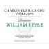 William Fevre Chablis Vaillons Premier Cru 2012 Front Label