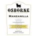 Osborne Manzanilla Sherry Front Label