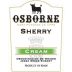 Osborne Cream Sherry Front Label