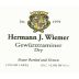 Hermann J. Wiemer Dry Gewurztraminer 2012 Front Label
