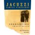 Jacuzzi Sagrantino 2011 Front Label
