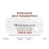 Delas Hermitage Domaine des Tourettes 2011 Front Label