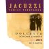 Jacuzzi Dolcetto 2010 Front Label