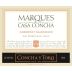 Concha y Toro Marques de Casa Concha Cabernet Sauvignon 2012 Front Label