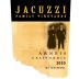 Jacuzzi Arneis 2010 Front Label