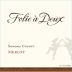 Folie a Deux Merlot 2011 Front Label