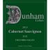 Dunham Cellars Cabernet Sauvignon XVI 2010 Front Label