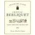 Chateau Berliquet 2010 Front Label