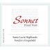 Sonnet Tondre's Pinot Noir 2012 Front Label