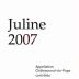 Domaine Paul Autard Chateauneuf-du-Pape Juline 2007 Front Label