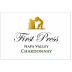 First Press Wine Cellars Napa Valley Chardonnay 2012 Front Label