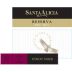 Santa Alicia Reserva Pinot Noir 2012 Front Label