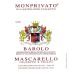 Giuseppe Mascarello Monprivato Barolo 2001 Front Label