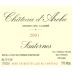 Chateau d'Arche Sauternes 2001 Front Label