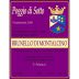 Poggio di Sotto Brunello di Montalcino 2006 Front Label