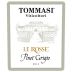 Tommasi Le Rosse Pinot Grigio 2012 Front Label