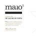 Lagar de Costa Maio 5 Albarino 2013 Front Label