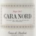 Cara Nord Negre 2012 Front Label