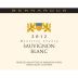 Bernardus Monterey County Sauvignon Blanc 2012 Front Label