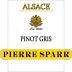Pierre Sparr Pinot Gris 2012 Front Label