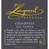 Langmeil Steadfast Shiraz 2011 Front Label
