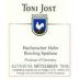 Toni Jost Bacharacher Hahn Riesling Spatlese 1992 Front Label