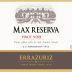 Errazuriz Max Reserva Pinot Noir 2012 Front Label