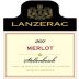 Lanzerac Merlot 2011 Front Label