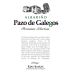 Pazo de Galegos Albarino 2013 Front Label