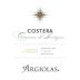 Argiolas Costera 2012 Front Label