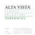 Alta Vista Classic Torrontes 2013 Front Label
