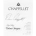 Chappellet Signature Cabernet Sauvignon 1997 Front Label