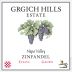 Grgich Hills Estate Zinfandel (375ML half-bottle) 2011 Front Label