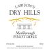 Lawson's Dry Hills Pinot Rose 2016 Front Label