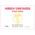 Hirsch San Andreas Fault Pinot Noir 2011 Front Label